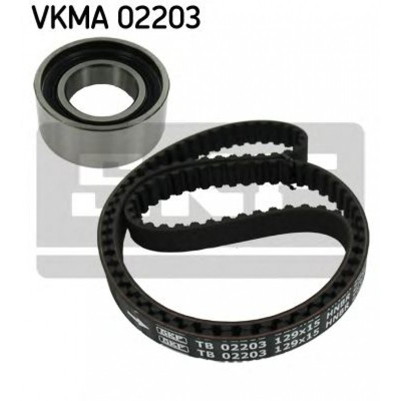 VKMA 02203 SKF Комплект (ремінь+ролики)